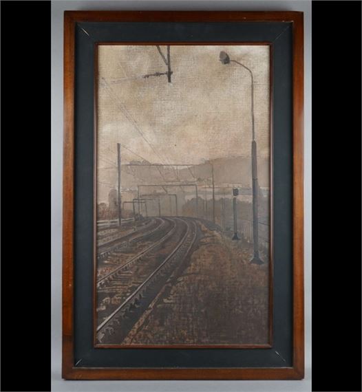 "Voie de chemin de fer" - Charles Leuther