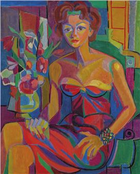 Portrait d'Odette Bourgeois - Salah Yousri