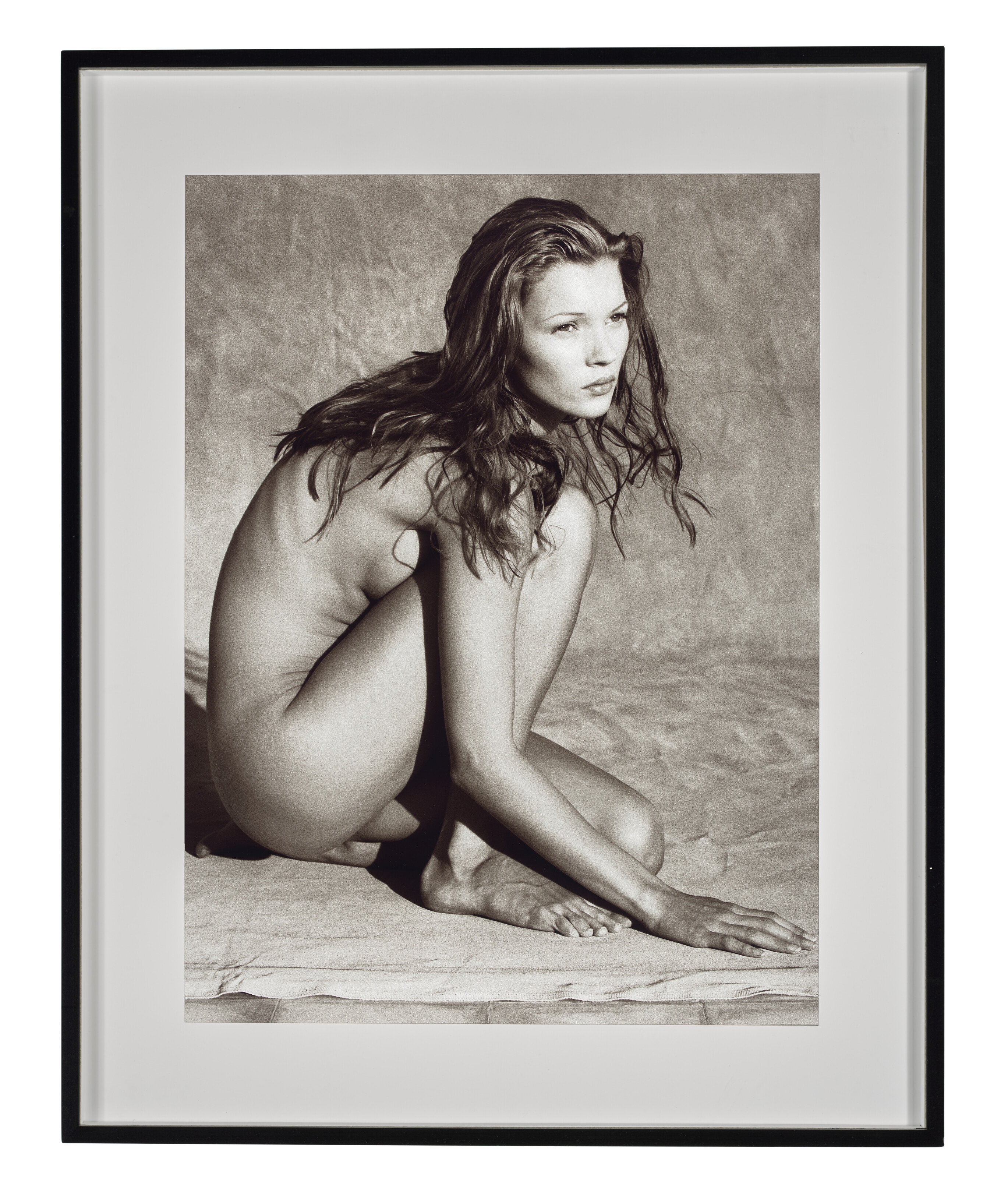 Artwork by Albert Watson, Kate Moss, Marrakech, January 1993, Made of archival pigment print, flush-mounted