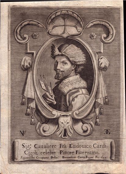 Bernardino Curti | Portrait of Ludovico Cardi, known as Cigoli (1609 ...