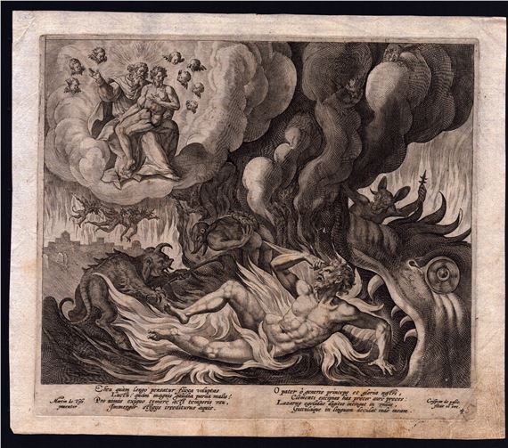 Crispijn I | The parable of Lazarus and the rich man, after Martin de ...