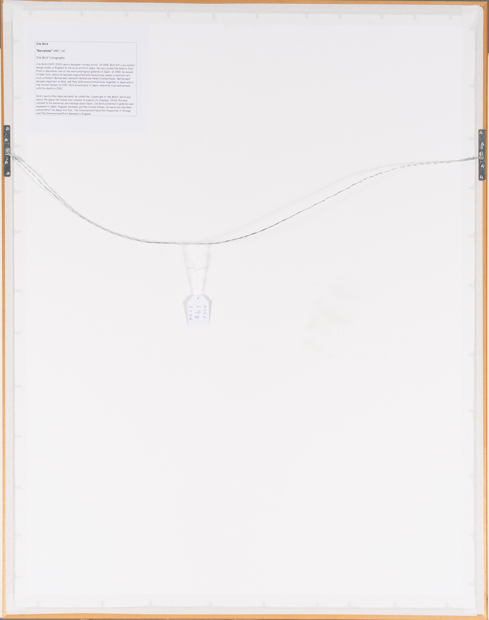 Jim Bird | Barcelona | MutualArt
