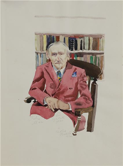 Felix Man in his Eightieth Year by Patrick Procktor, 1972