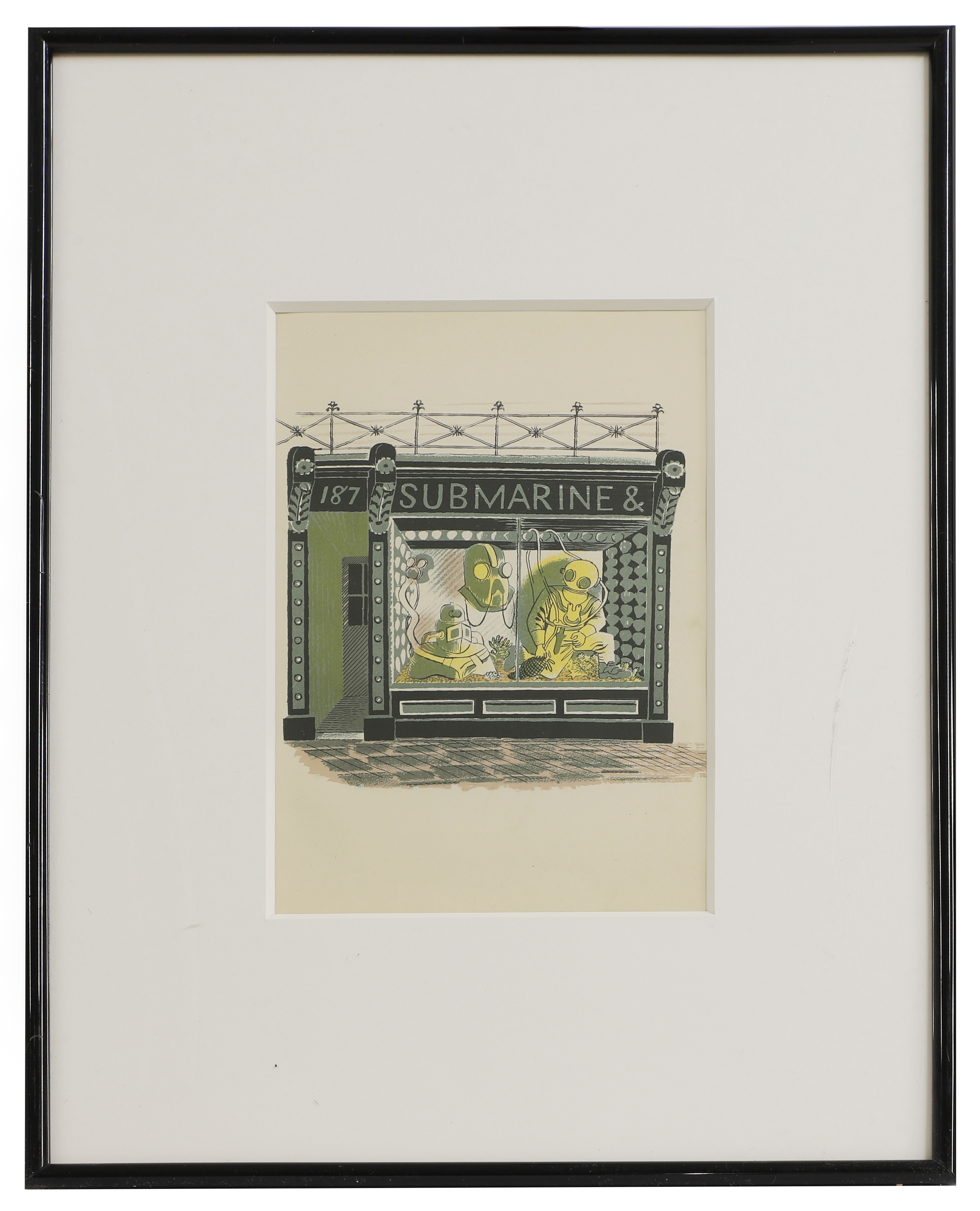 Eric Ravilious | Submarine Engineer (1938) | MutualArt