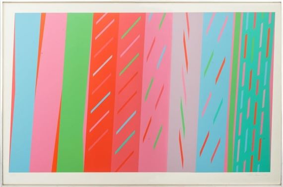 Martin Canin Op Art Composition Serigraph, 1964 - Martin Canin