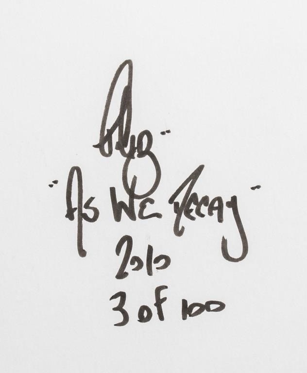 Artwork by Raymond Ciborowski, Raymond Ciborowski "As We Decay" Print, 2010, Made of Archival Ink-Jet Print in Colors