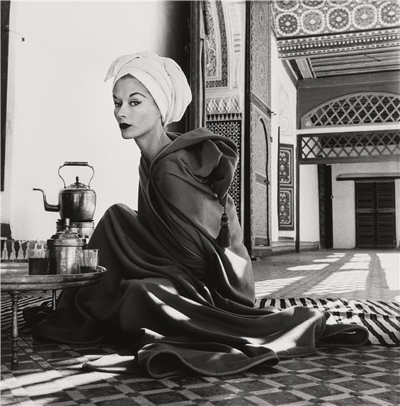 Woman in Palace, Marrakech, Morocco (Lisa Fonssagrives-Penn) by Irving Penn, printed 1992