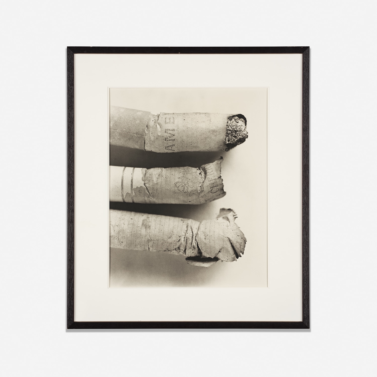 Artwork by Irving Penn, Cigarette #135 (C415), Made of platinum palladium print