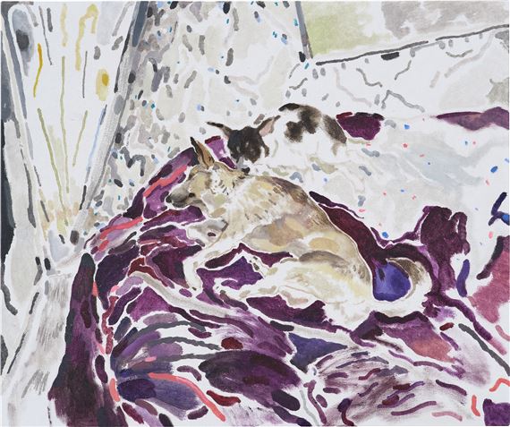 Muimui and Balltsz by Chris Huen Sin Kan, Painted in 2017