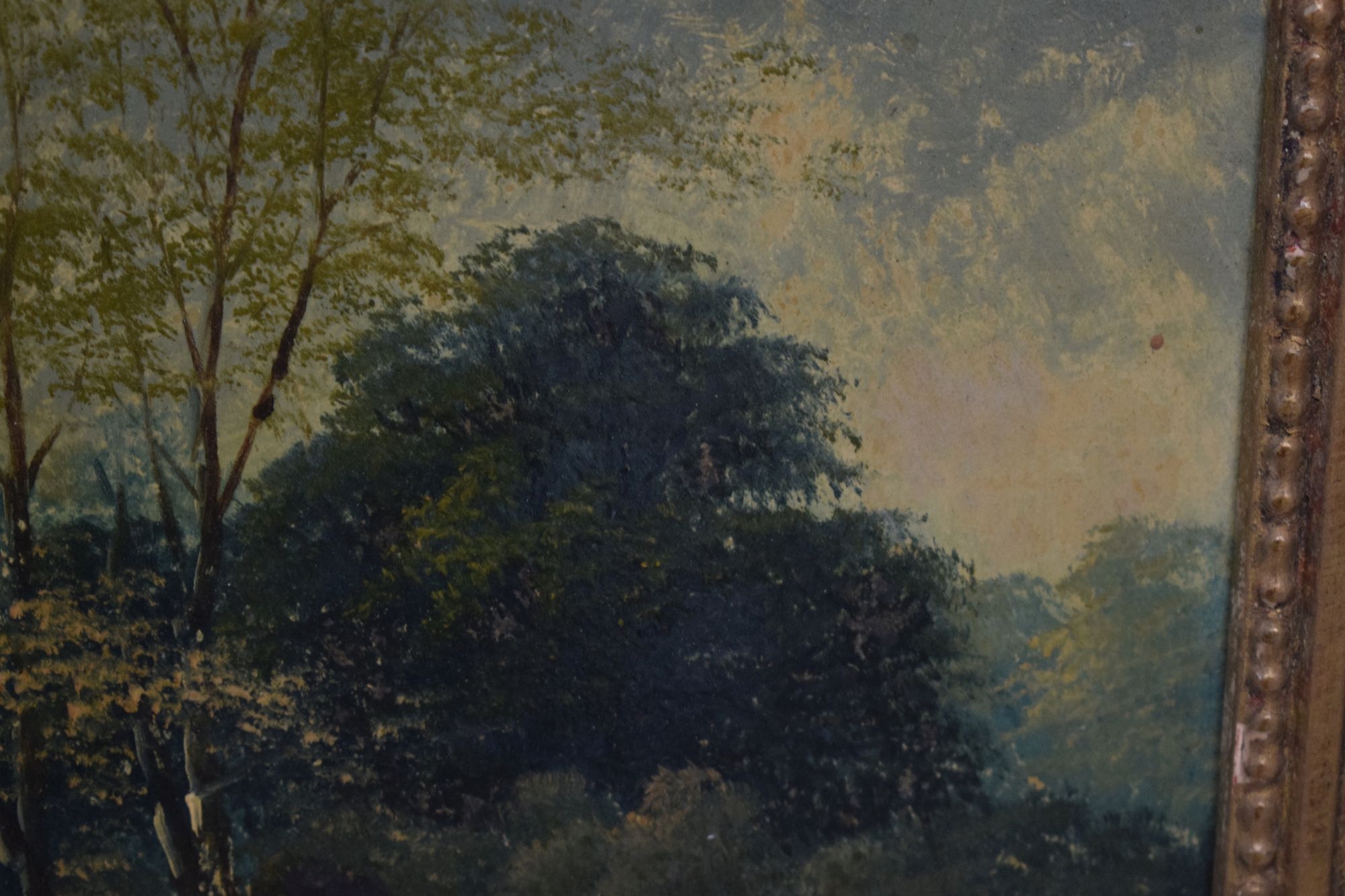 George Harris | Oil on board - Pair of riverside scenes | MutualArt
