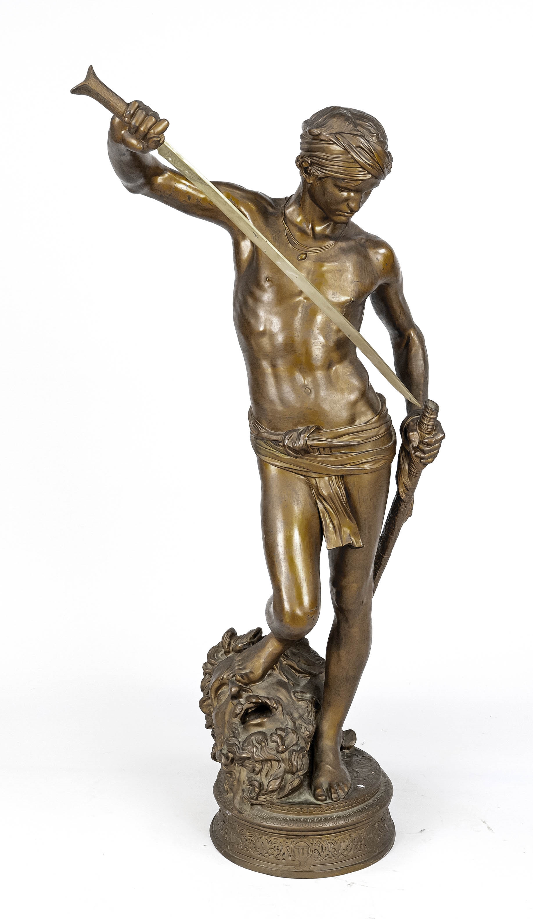 Marius-Jean-Antonin Mercié | heroische Standfigur des jungen David ...