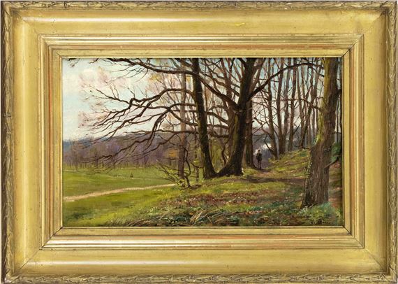 Sonniger Frühlingstag im Park by Paul Alphonse Marsac