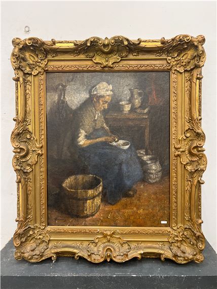 'L'Éplucheuse au travail'