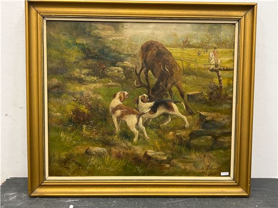 " Scène de chasse à courre by Henry Schouten