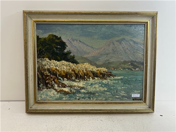 "Paysage montagneux" - Roger Tournay