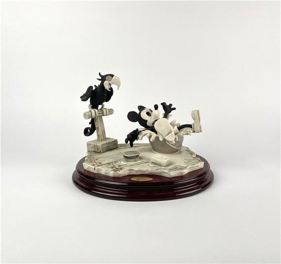 Giuseppe Armani Disney Mickey Mouse In Steamboat Willie Figure