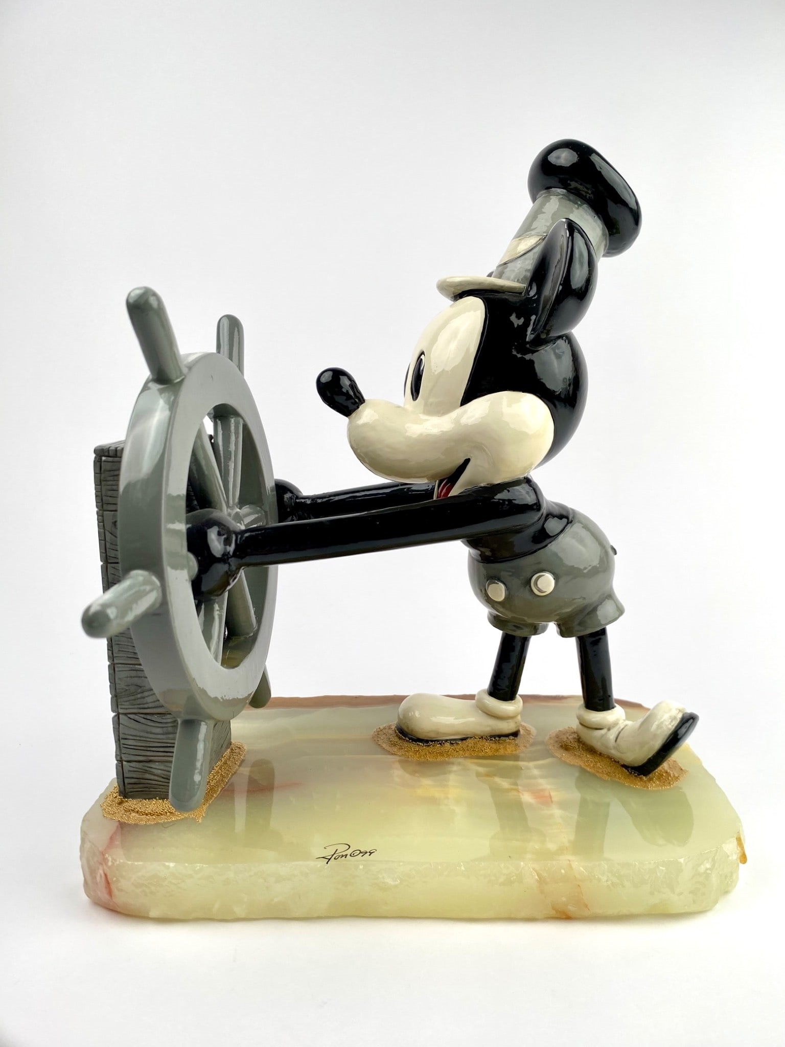 Ron Lee | Ron Lee Mickey Mouse Steamboat Willie Sculpture (1999 (1999 ...