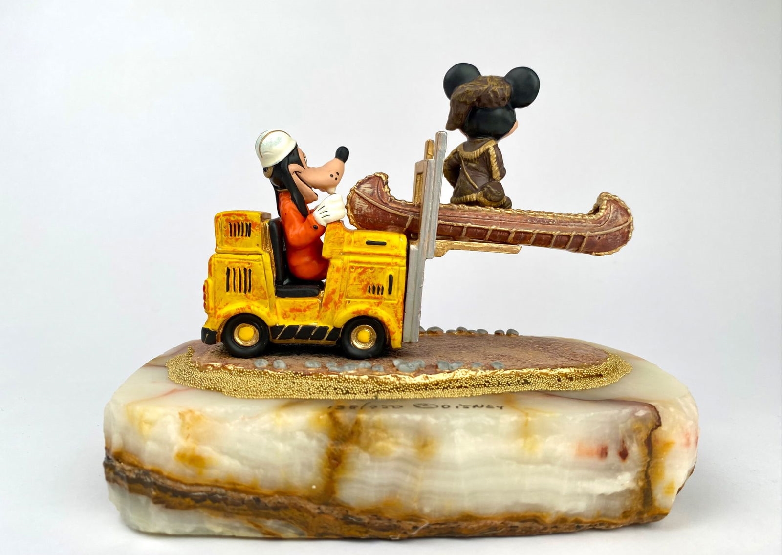 Ron Lee | Ron Lee Disney Mickey Mouse and Goofy Figurine | MutualArt