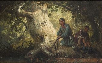 Auf der Jagd - August von Wille
