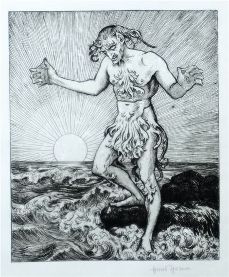 Wassermann by Hans Thoma