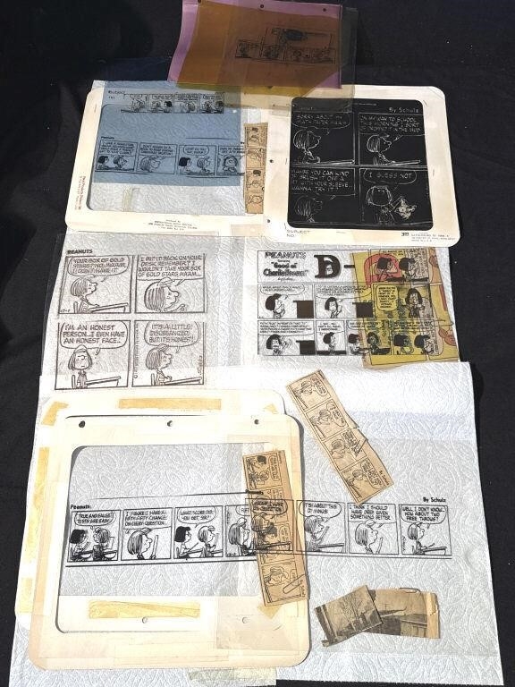 Charles Schulz | Group of vintage Peanuts projector cels | MutualArt