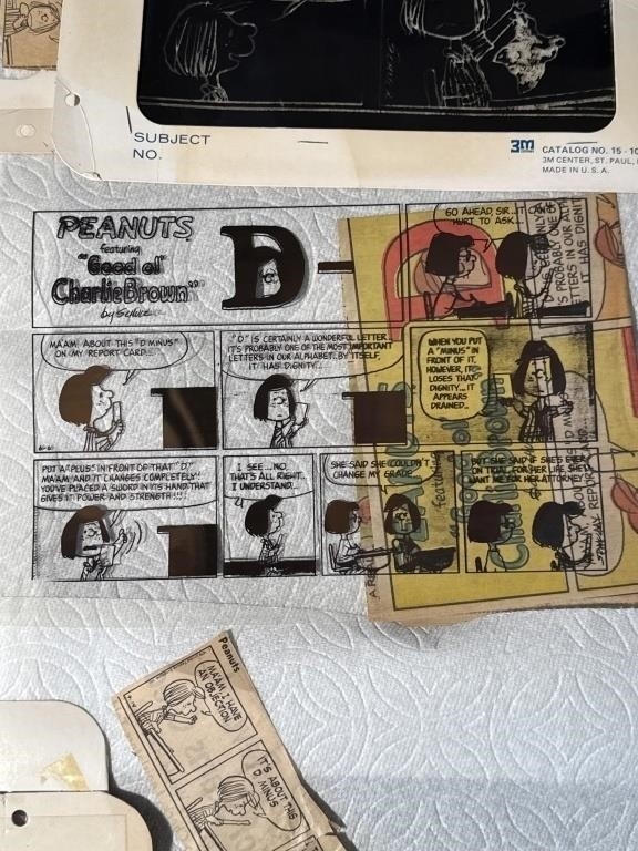 Charles Schulz | Group of vintage Peanuts projector cels | MutualArt