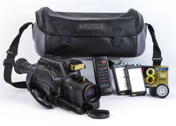 A vintage Canon 'Canovision E110' 8mm video camcorder by MANUAL