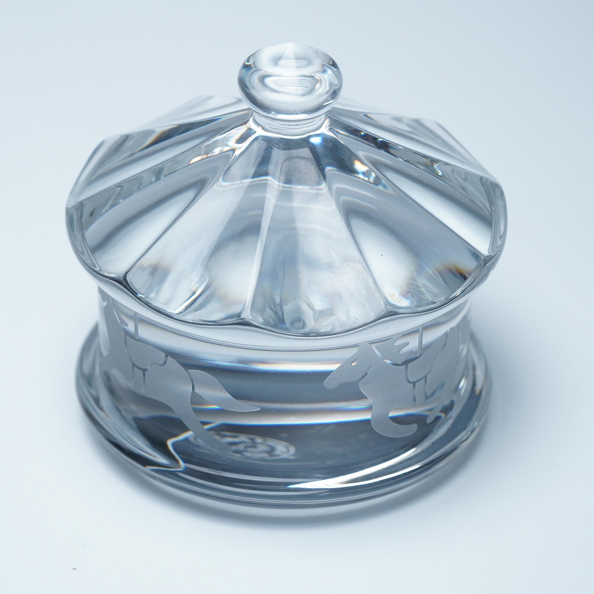 Baccarat | Baccarat Crystal Carousel Paperweight (20th Century) | MutualArt