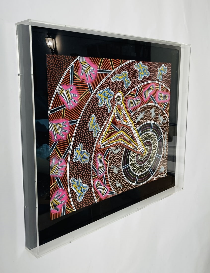 Artwork by James P. Simon, Aboriginal Painting by James P. Simon (Australia, Made of Painting