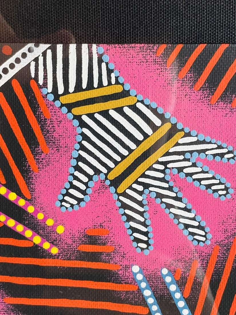 Artwork by James P. Simon, Aboriginal Painting by James P. Simon (Australia, Made of Painting