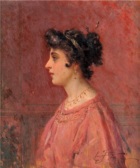 Giovane signora pompeiana - Edoardo Ettore Forti