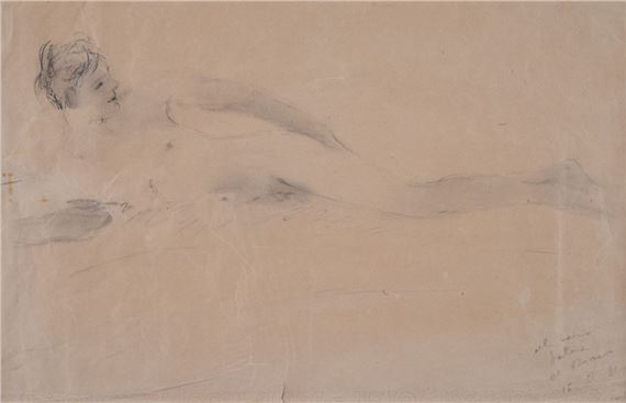 Naked by Filippo de Pisis, 1931