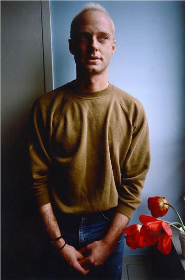 Tommy in the window by Nan Goldin, 1989