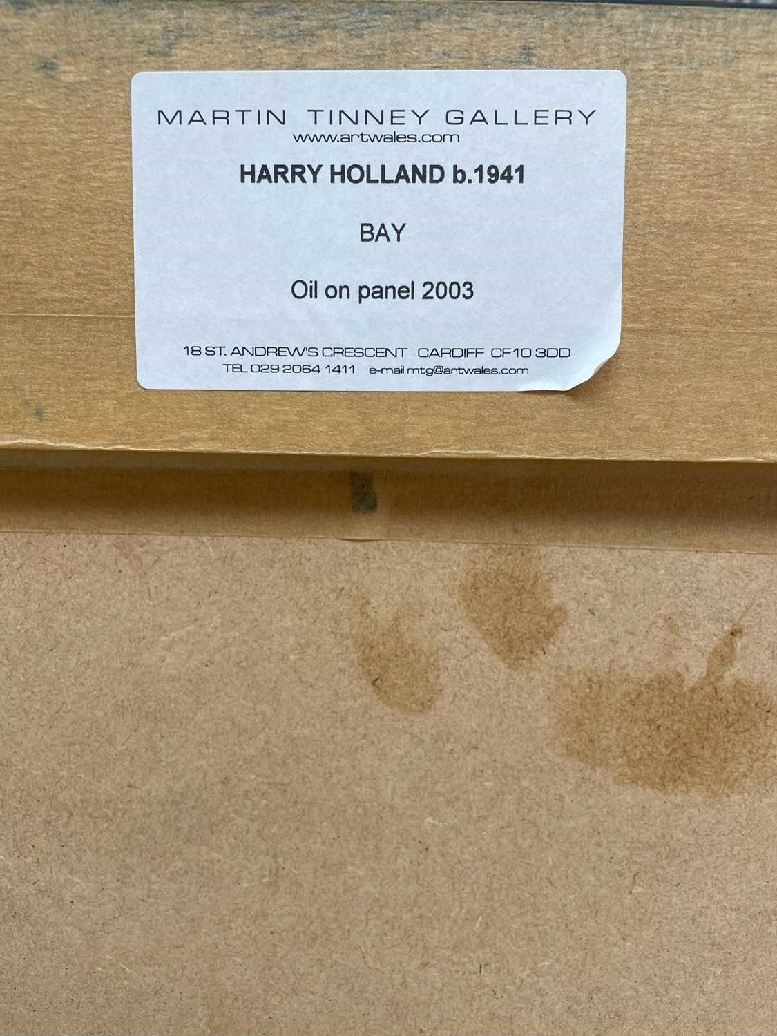 Artwork by Harry Holland, Bay, Made of oil on panel