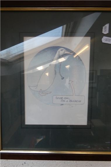 Simon Drew | Pair of Simon Drew prints signed by the artist | MutualArt