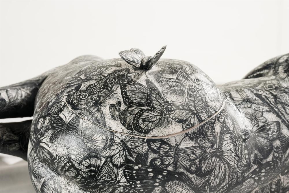 Artwork by David Regan, David Regan Sleeping Woman Tureen, Made of Ceramic