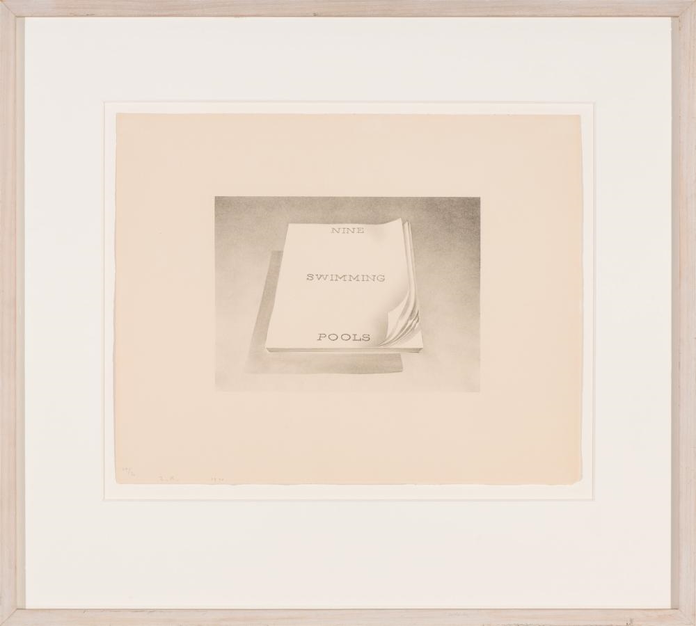 Ed Ruscha | Ed Ruscha Nine Swimming Pools (1970) | MutualArt