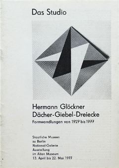 Dächer-Giebel-Dreiecke. Formwandlungen - Hermann Glöckner