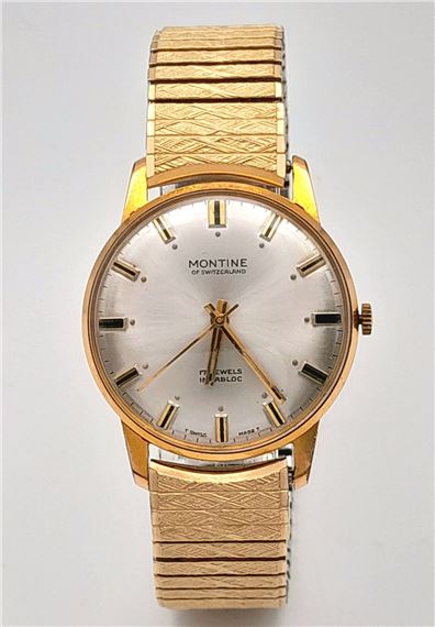 A Men's Montine of Switzerland 17 Jewel Incabloc by MANUAL