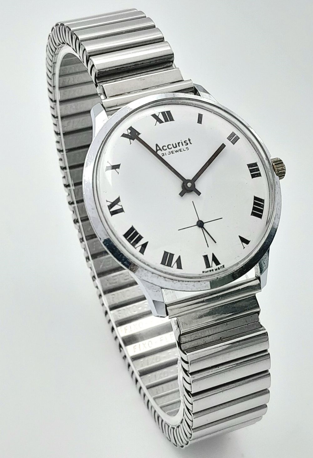 Artwork by MANUAL, A Men’s Vintage Manual Wind Accurist 21 Jewel