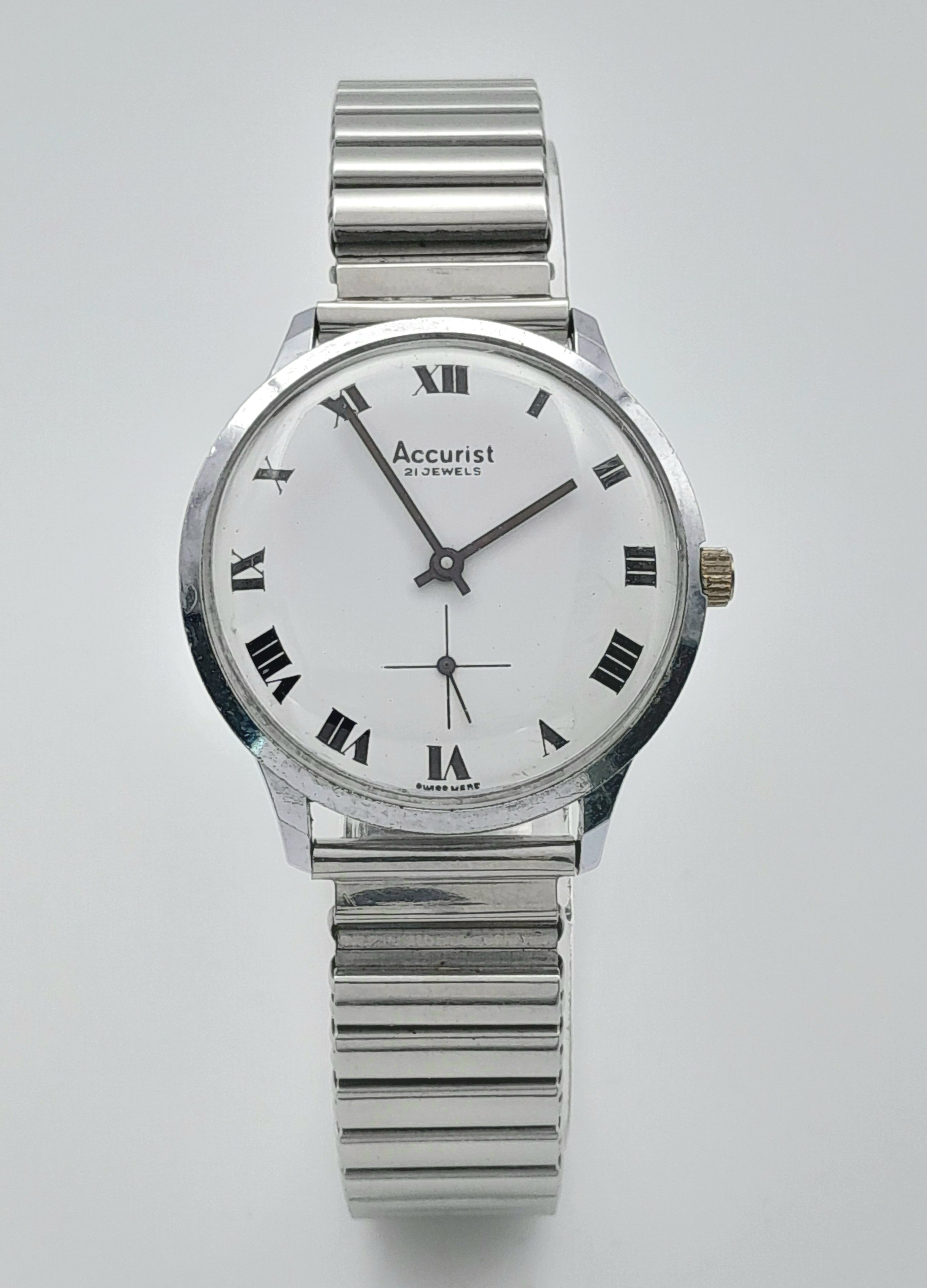 Artwork by MANUAL, A Men’s Vintage Manual Wind Accurist 21 Jewel