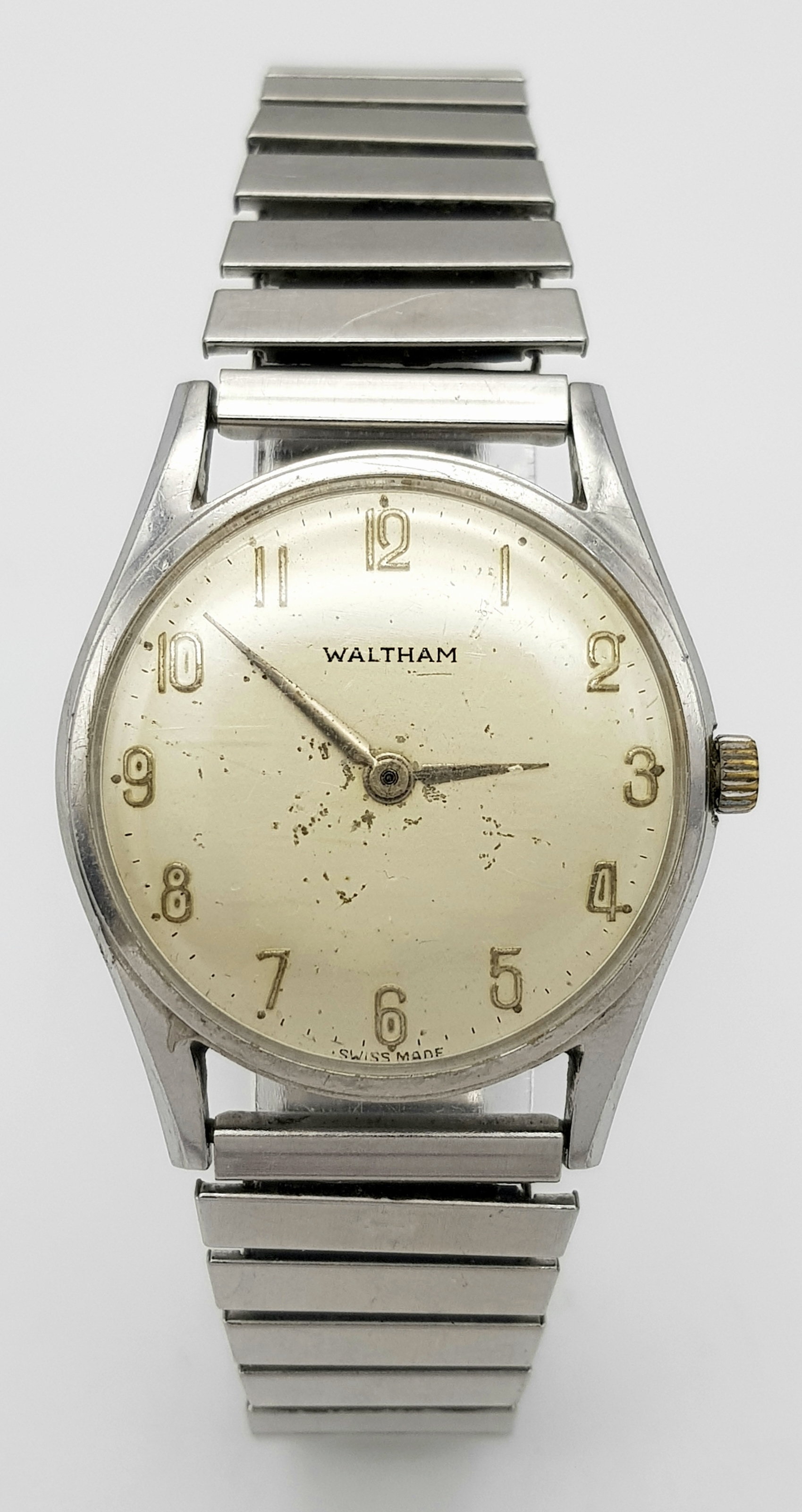 Artwork by MANUAL, A Vintage Men's Waltham Manual Wind Watch. 34mm