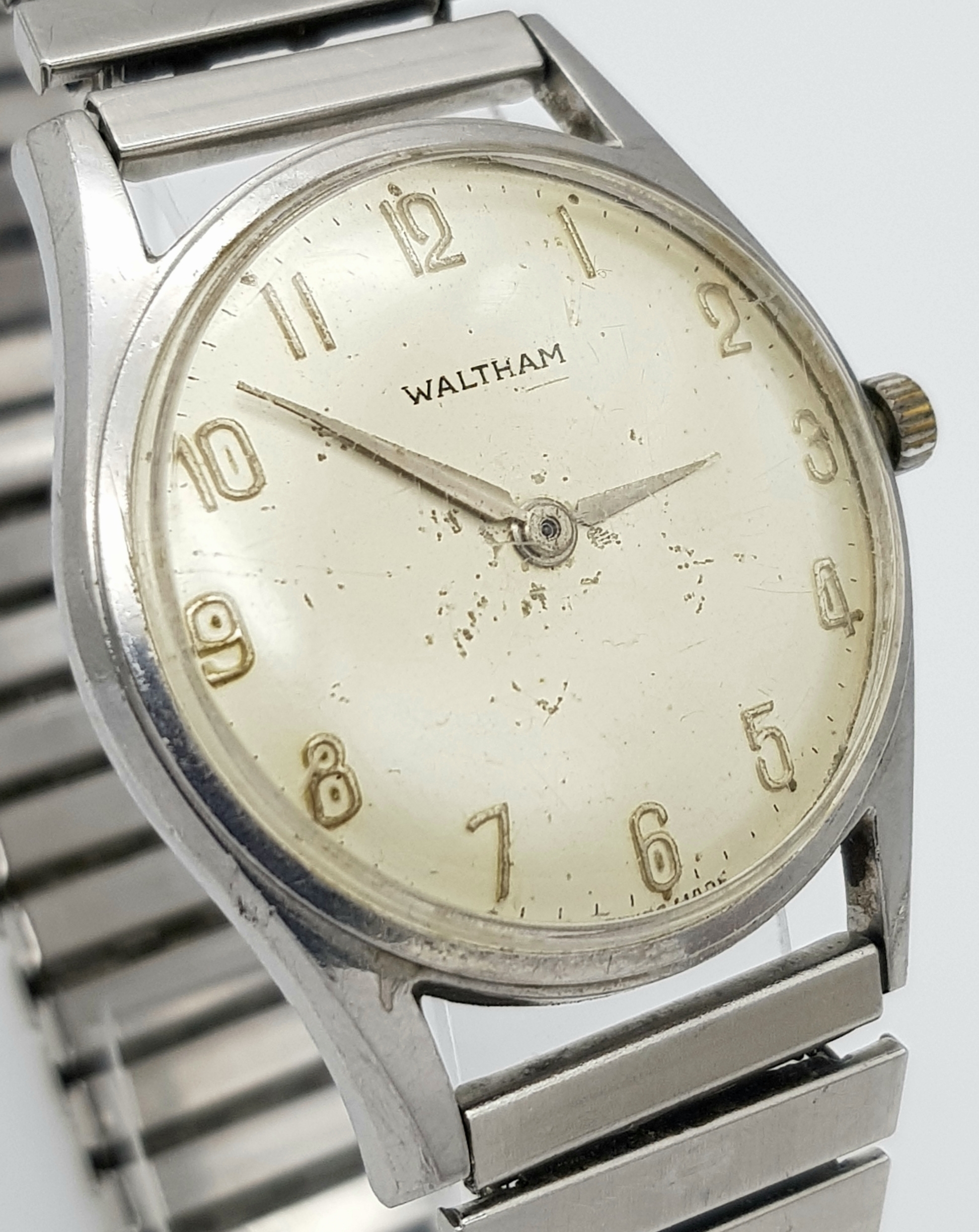 Artwork by MANUAL, A Vintage Men's Waltham Manual Wind Watch. 34mm