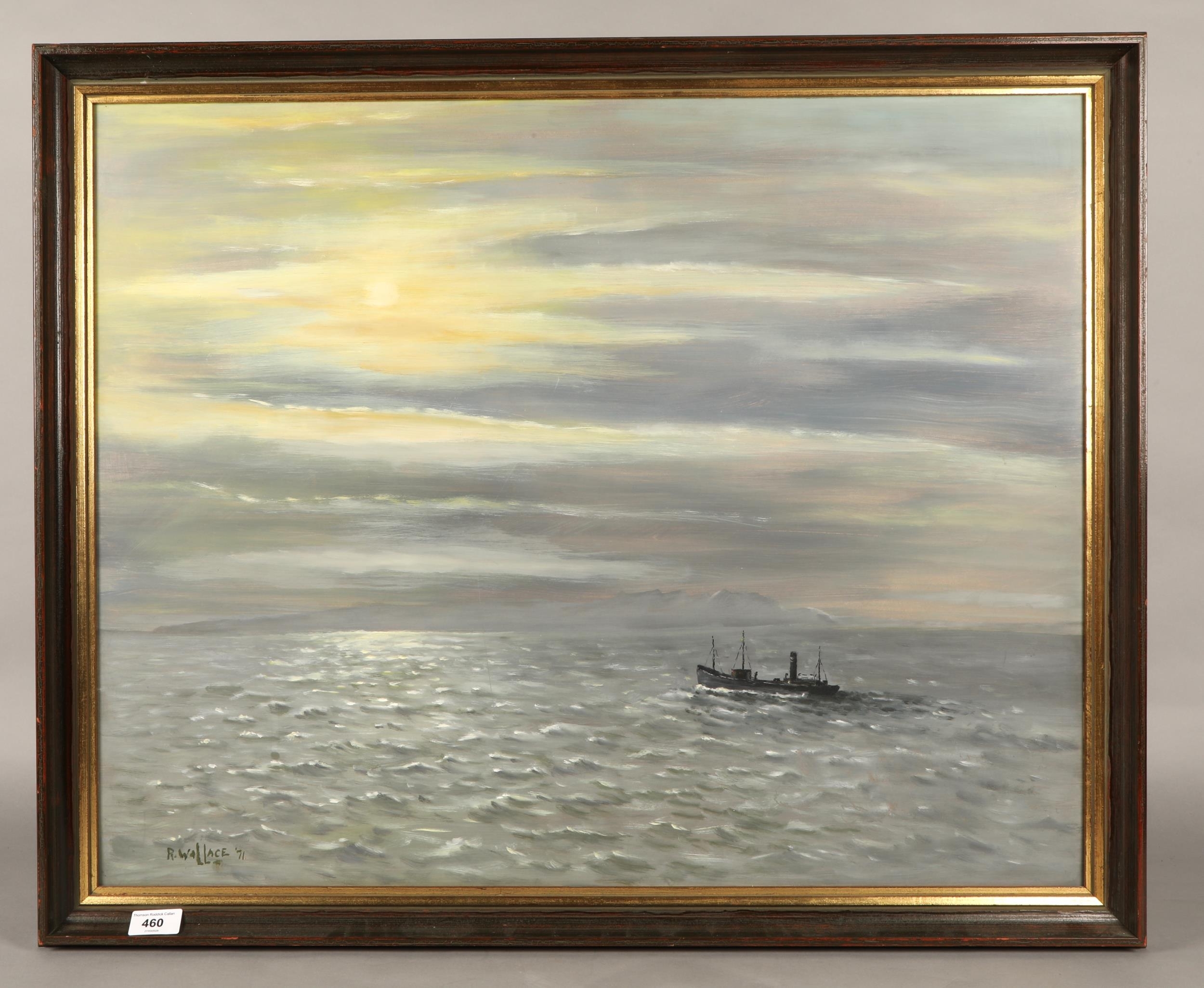 R. Wallace | 'Ship at Sea' (71) | MutualArt