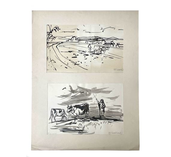 KONVOLUT DVOU KRESEB by Vojtěch Sedláček