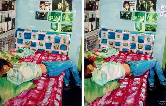Li Qing | Find Discrepancies No.2 (diptych) (2005) | MutualArt
