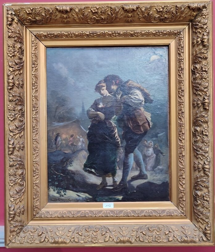 Artwork by Ernest Dupont, ERNEST DUPONT (1816/25-1888, Made of Huile sur toile