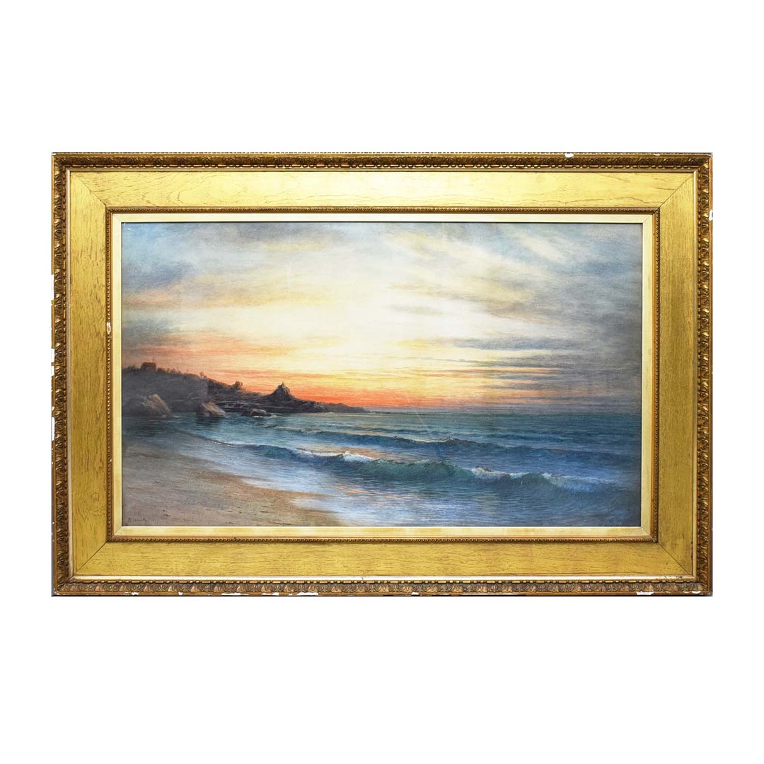 Artwork by Walter Severn, . BIARRITZ, Made of watercolour