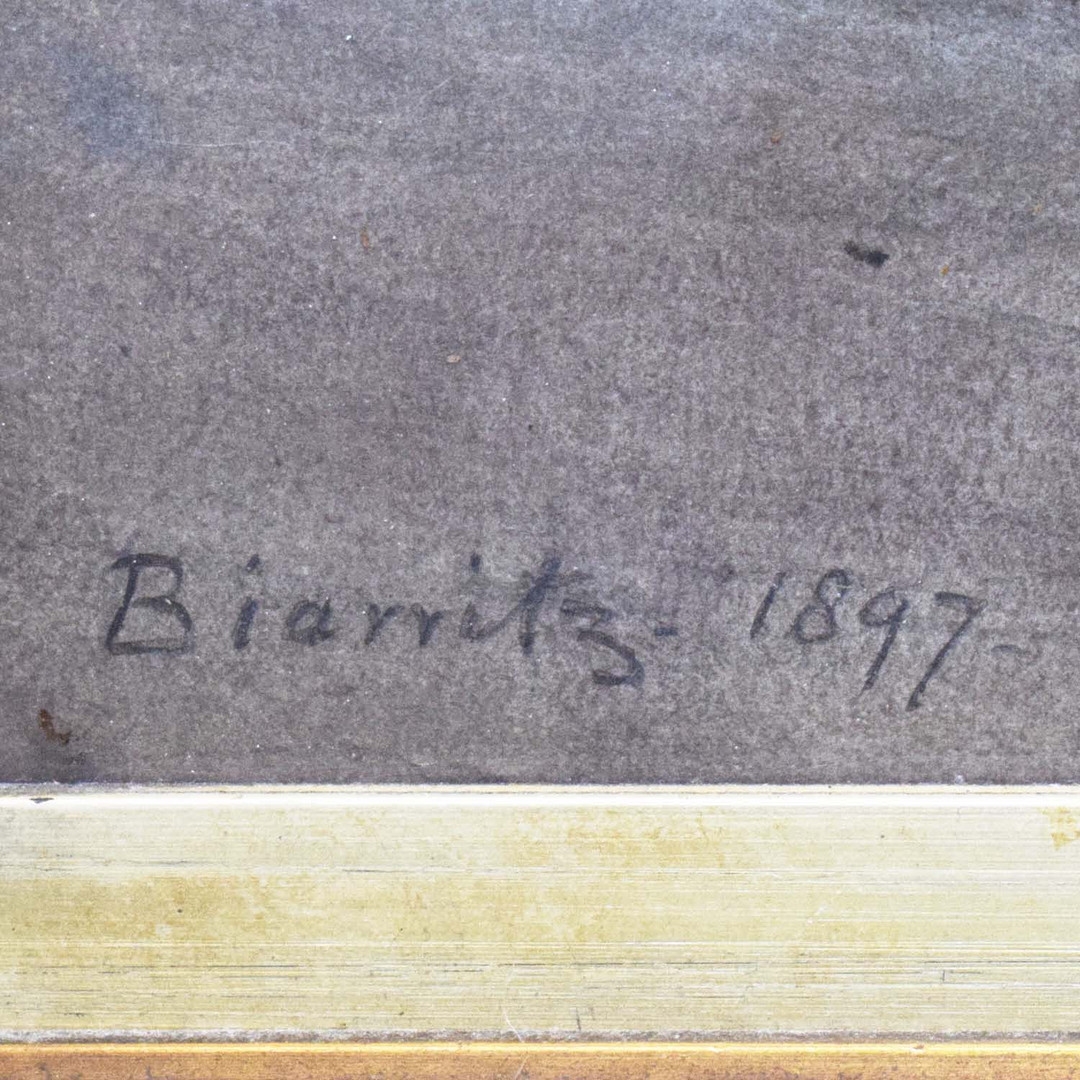 Artwork by Walter Severn, . BIARRITZ, Made of watercolour