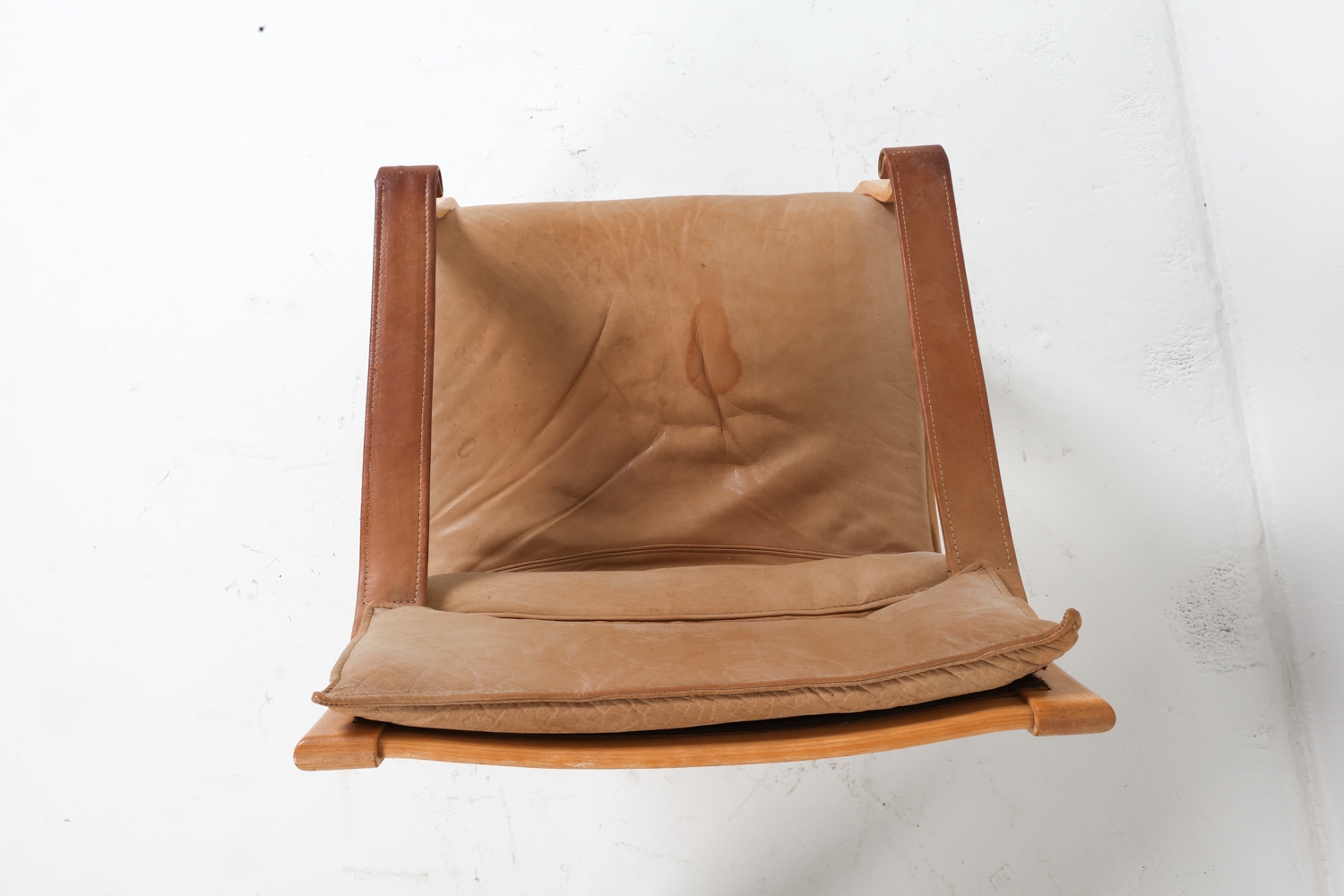 Artwork by Ake Fribyter, ATTR. AKE FRIBYTTER LEATHER LOUNGE CHAIRS C. 1970S, Made of bentwood frames with tan leather upholstery